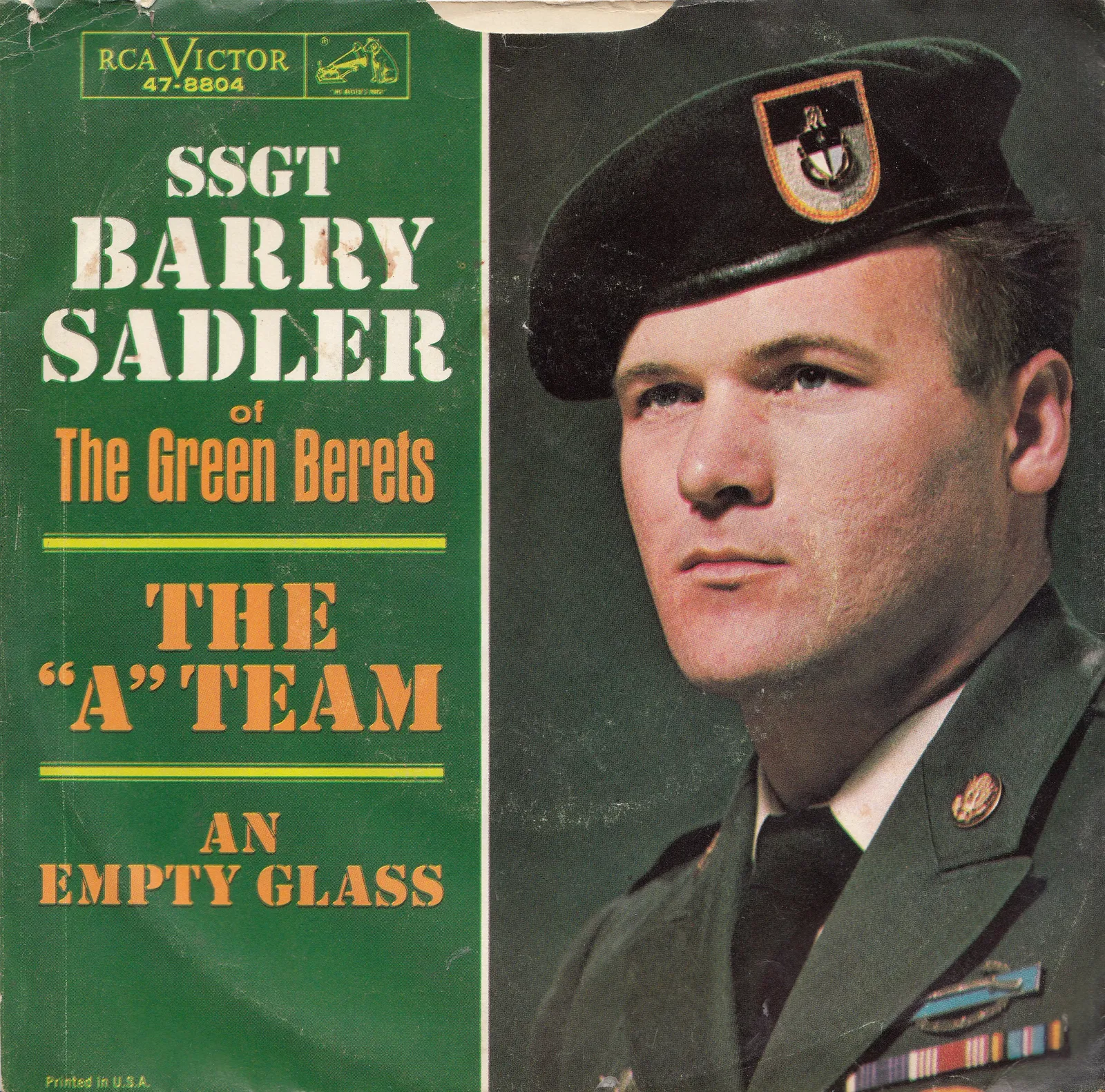 "A" Team – Barry Sadler (Picture sleeve (front))
