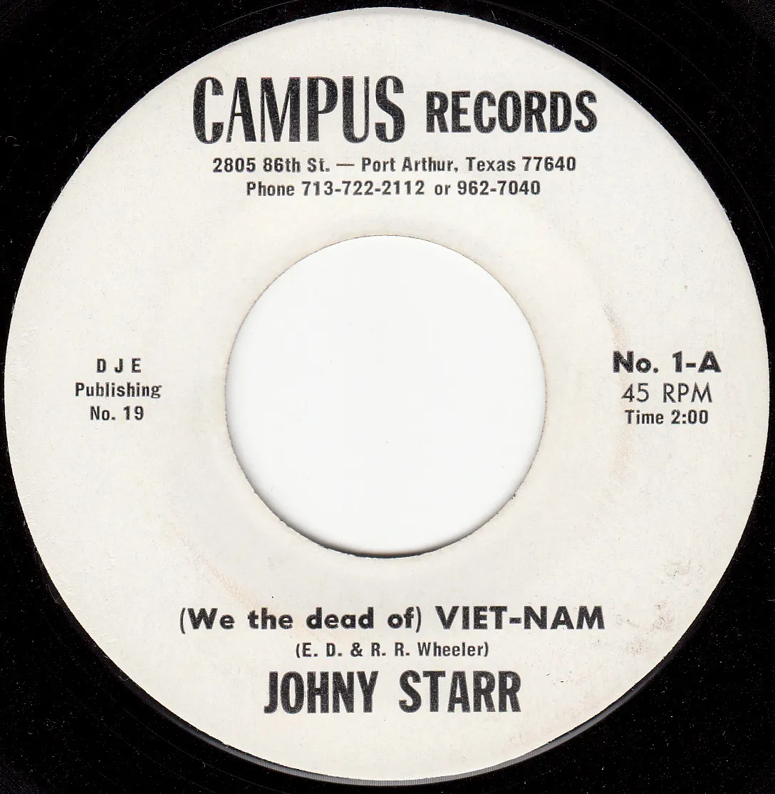 (We the Dead Of) VIET-NAM – Johny Starr (A-side label)