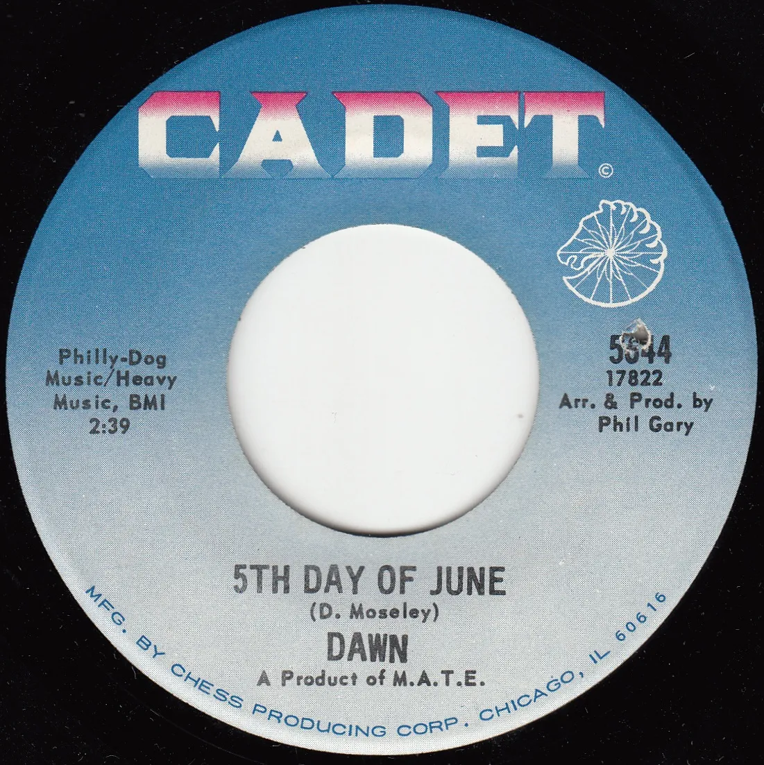 5th Day of June – Dawn (A-side label)