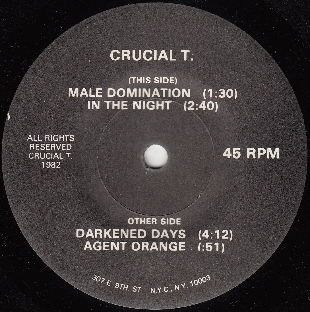 Agent Orange – Crucial T (A-side label)