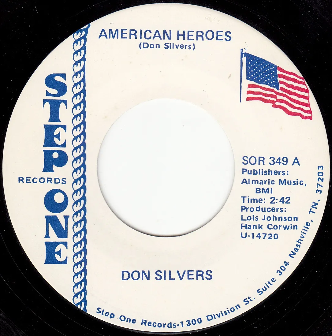 American Heroes – Don Silvers (A-side label)