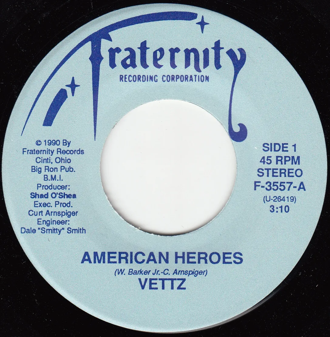 American Heroes – Vettz (A-side label)