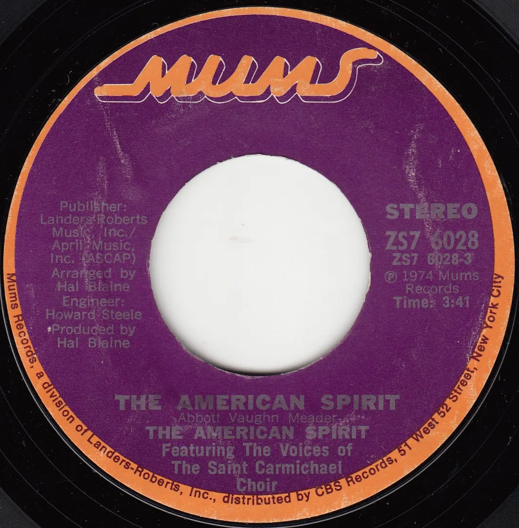 American Spirit – The American Spirit (A-side label)