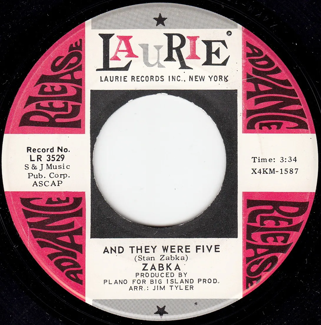 And They Were Five – Zabka (A-side label)