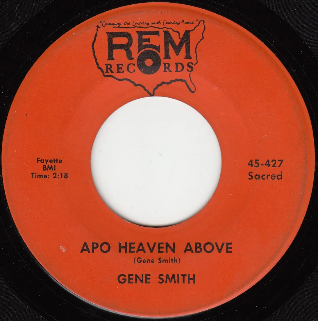 APO Heaven Above – Gene Smith (A-side label)
