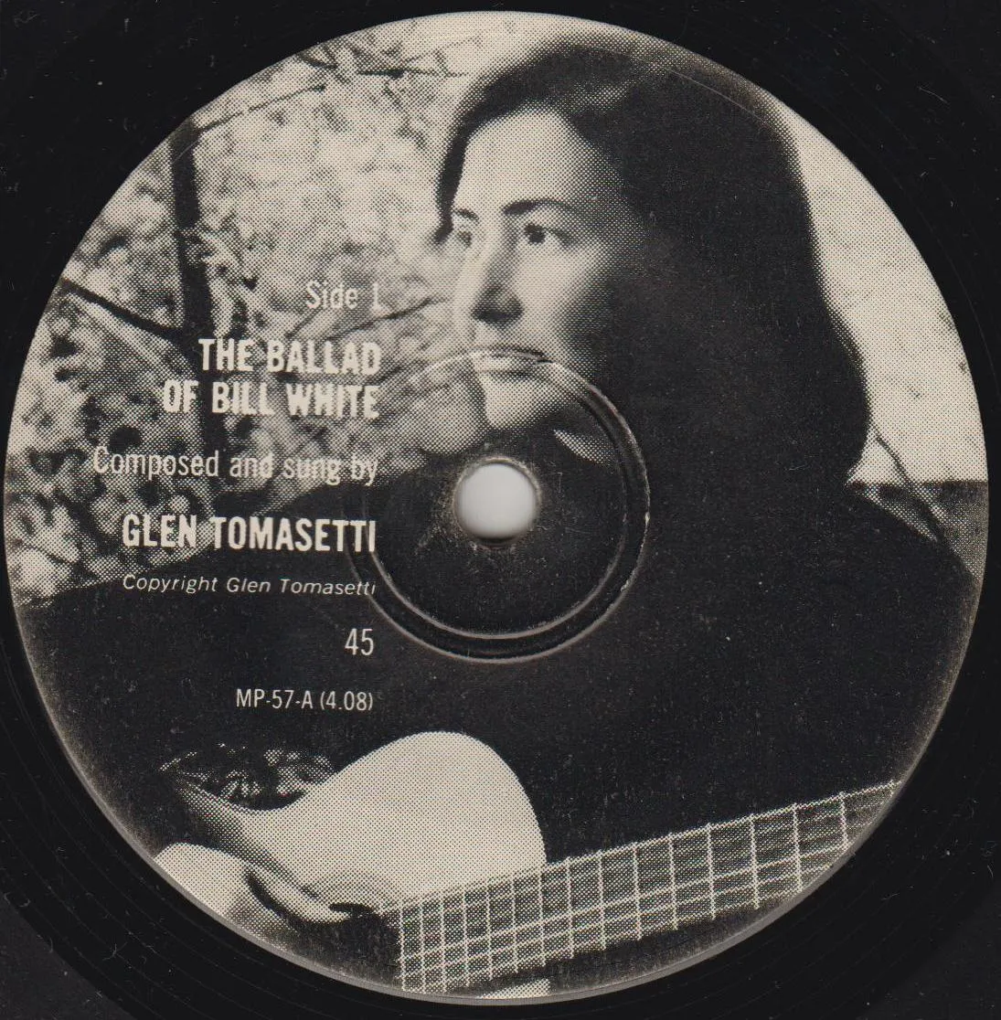Ballad of Bill White – Glen Tomasetti (Label (alternate scan))