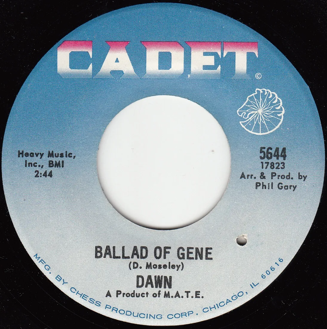 Ballad of Gene – Dawn (A-side label)