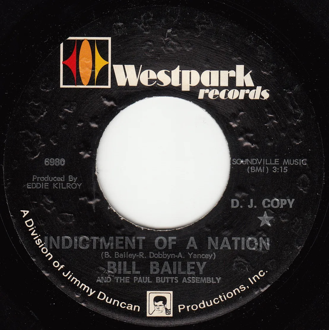 Indictment of a Nation – Bill Bailey (A-side label)