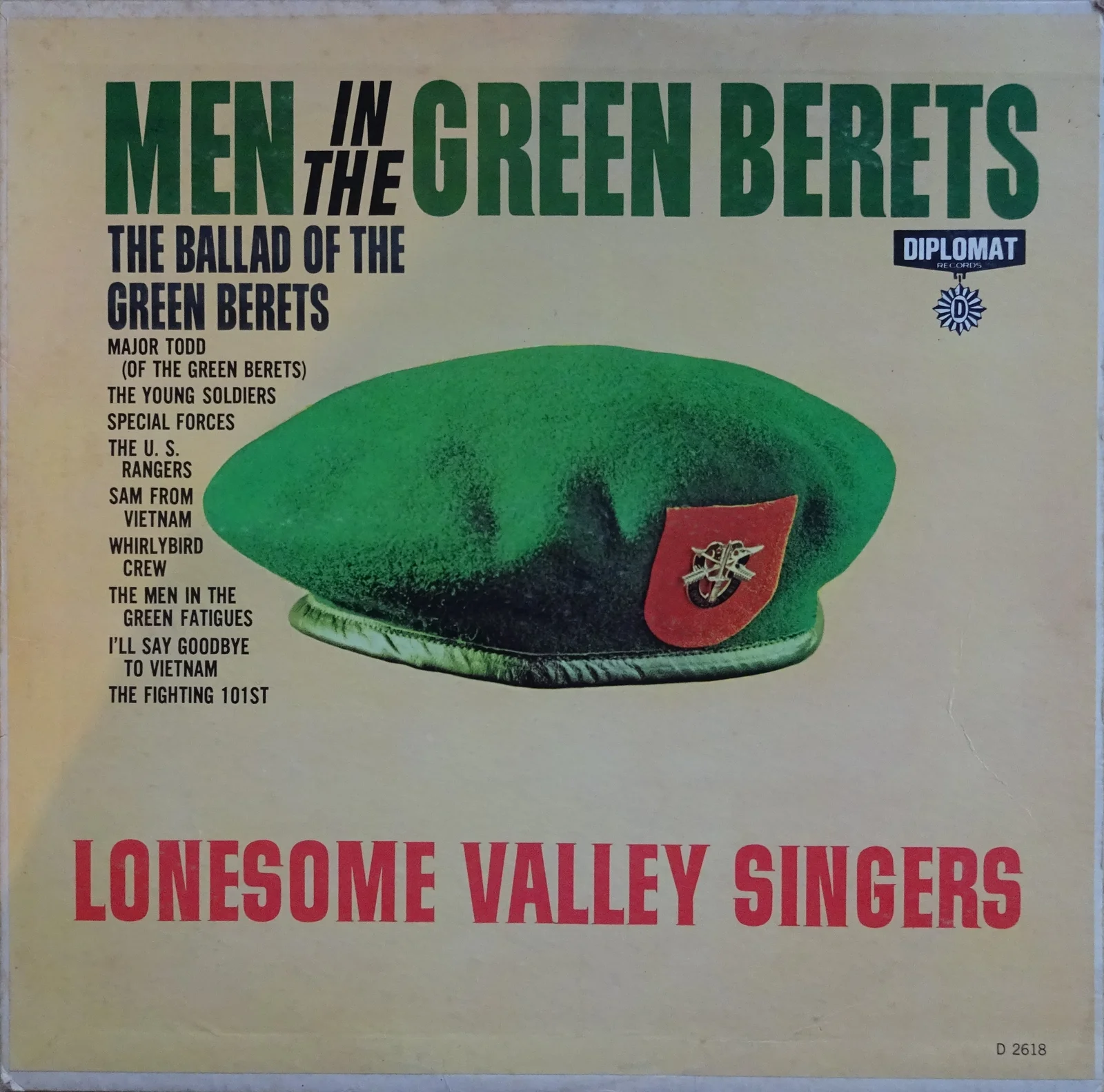 Fighting 101st – The Lonesome Valley Singers (Sleeve (front))