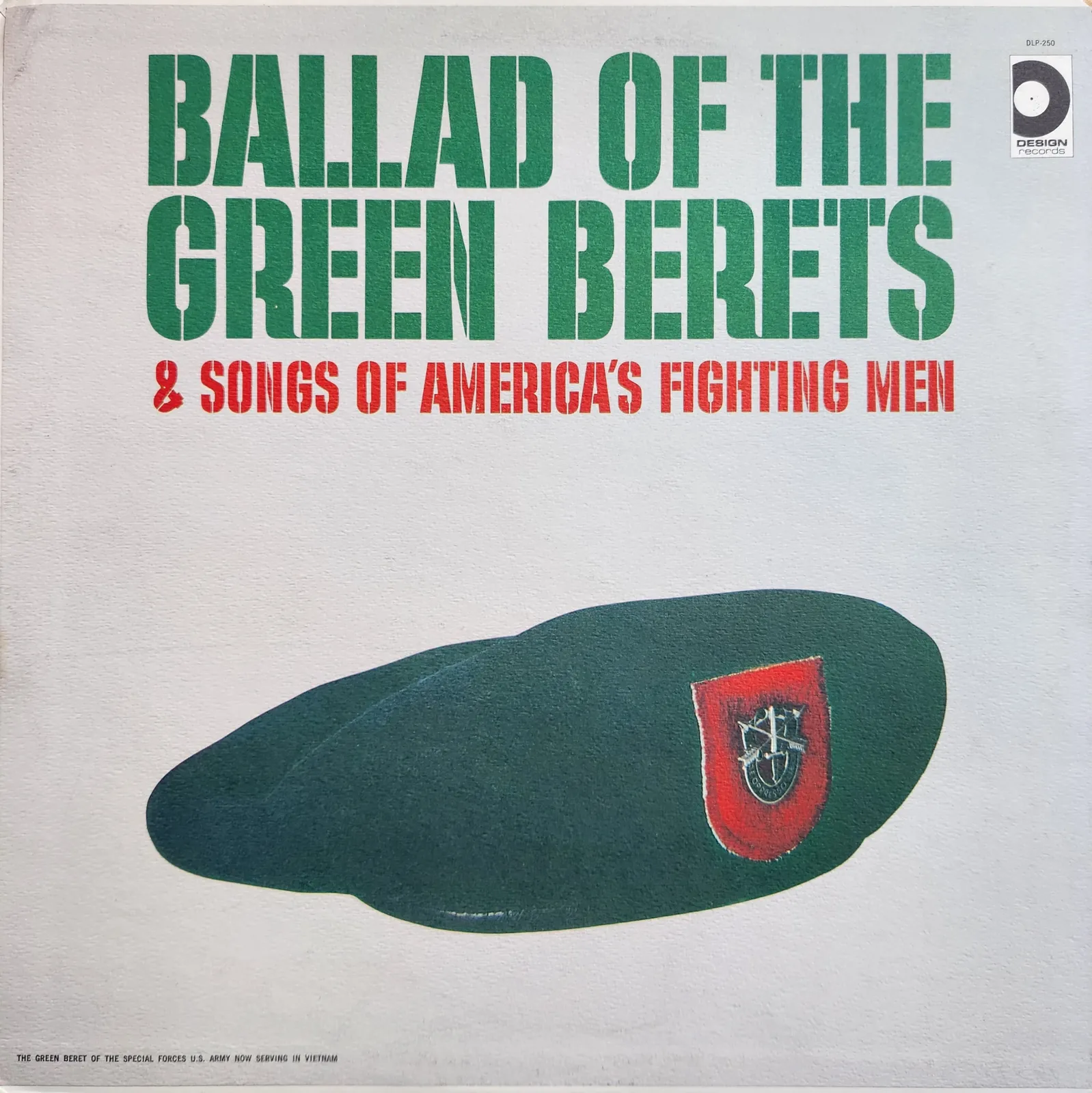 Ballad of the Green Berets – Roger Dewey (Picture sleeve (front))