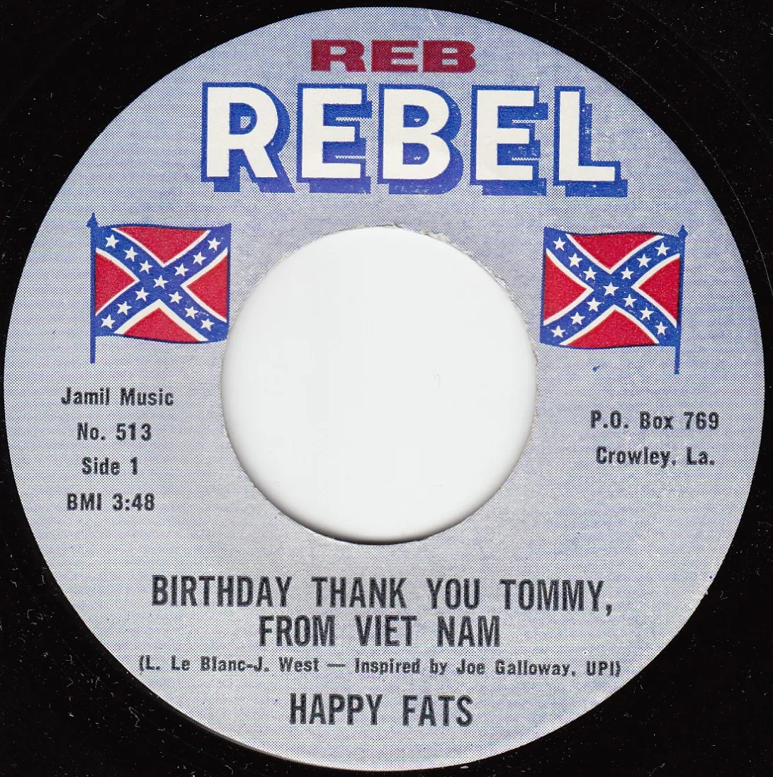 Birthday Thank You Tommy, From Viet Nam – Happy Fats (A-side label)