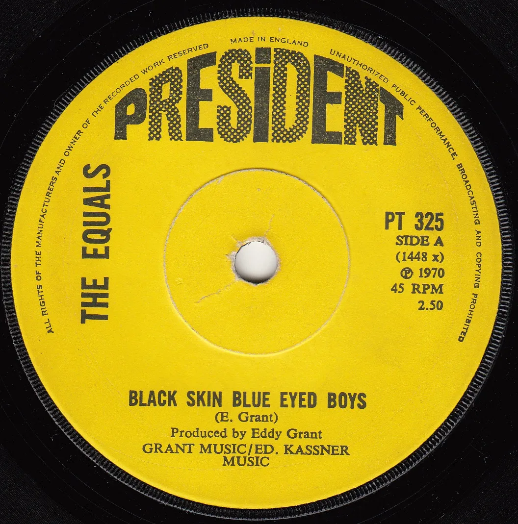 Black Skin Blue Eyed Boys – The Equals (A-side label)