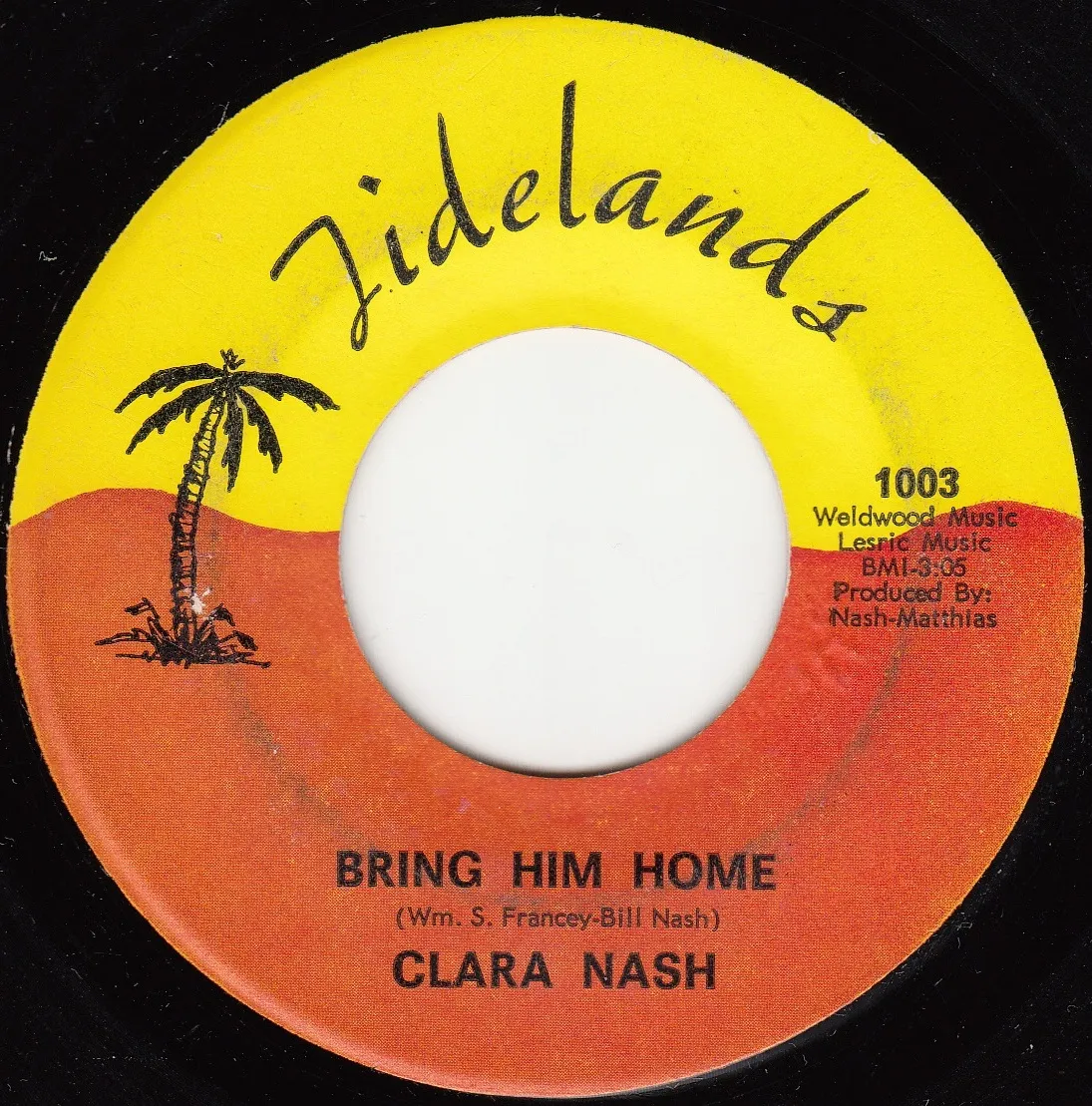 Bring Him Home – Clara Nash (A-side label)