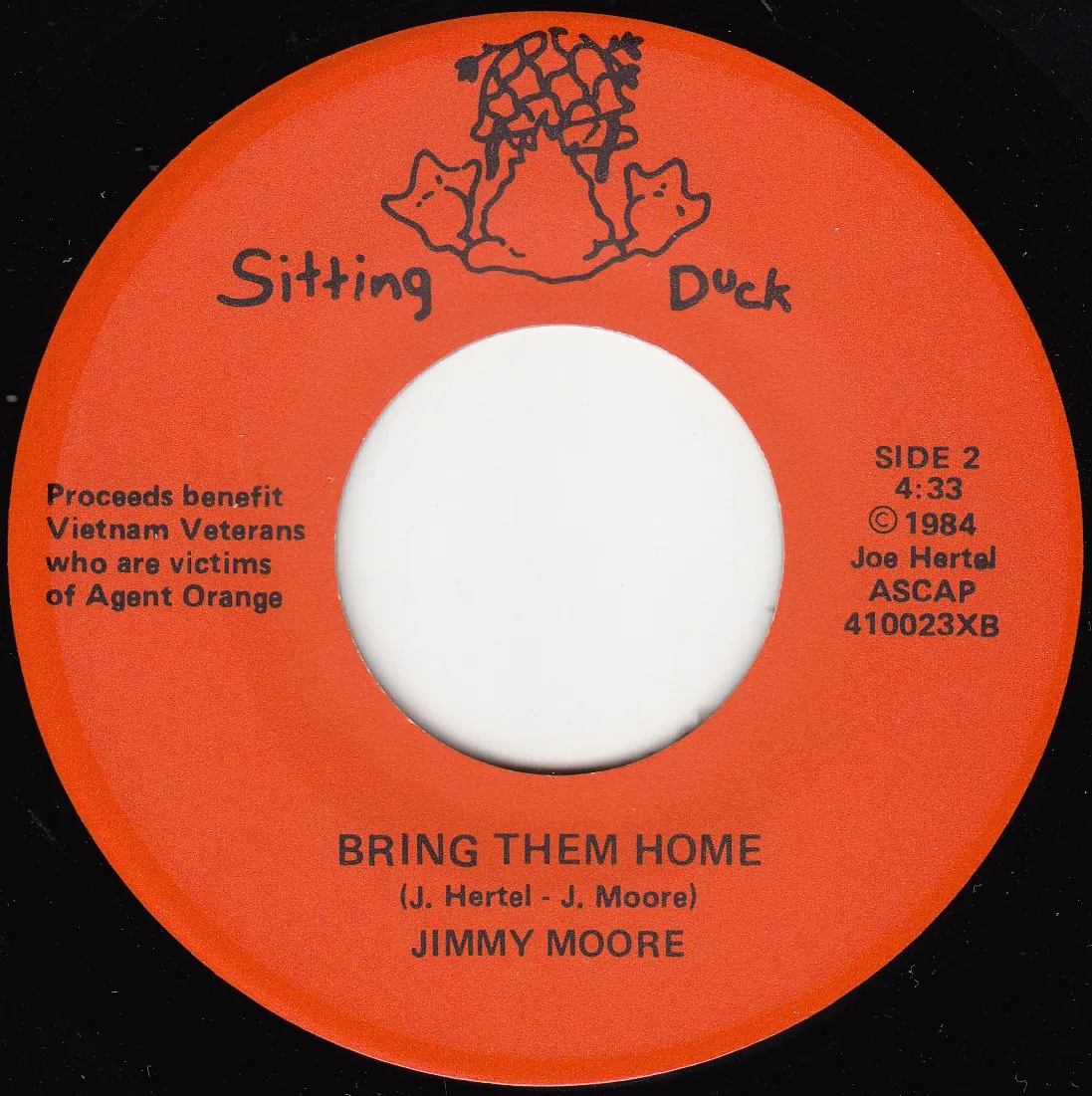 Bring Them Home – Jimmy Moore (A-side label)