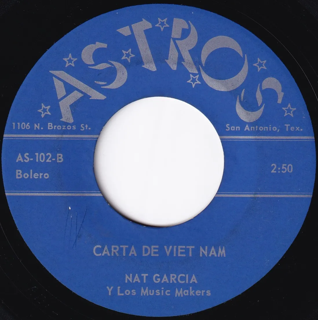 Carta de Vietnam – Nat Garcia (A-side label)