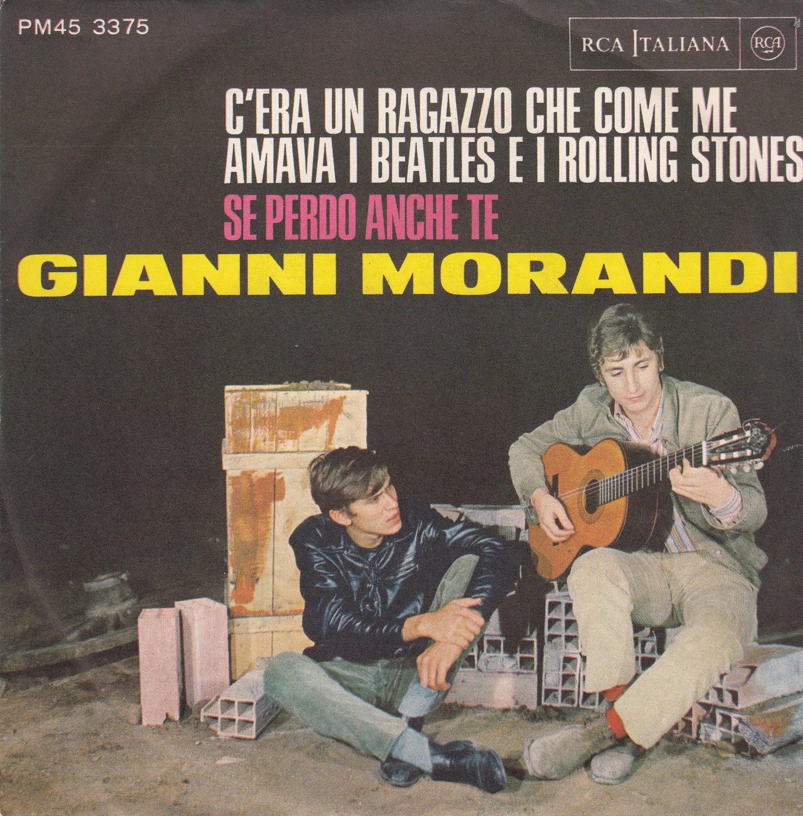 C'era un ragazzo che come me amava i Beatles e i Rolling Stones – Gianni Morandi (Picture sleeve)