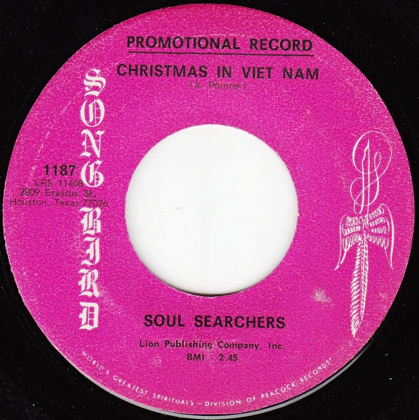 Christmas in Viet Nam – Soul Searchers (A-side label)