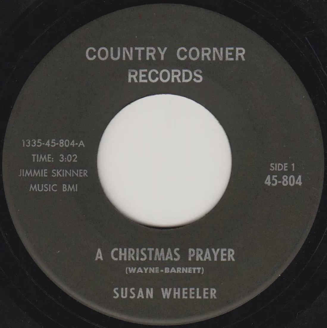 Christmas Prayer – Susan Wheeler (Label (alternate scan))