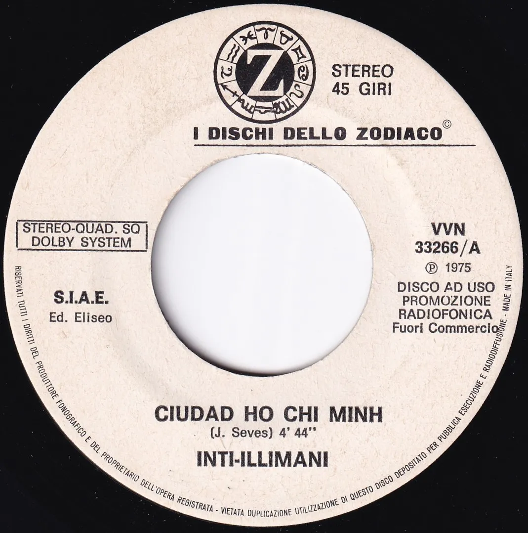 Ciudad Ho-Chi-Min – Inti Illimani (A-side label)