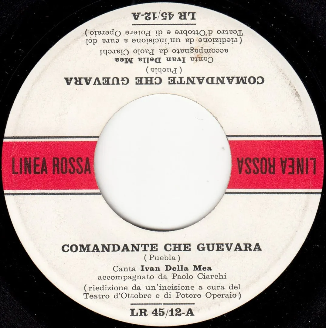 Comandante Che Guevara – Ivan Della Mea & Paolo Ciarchi (A-side label)