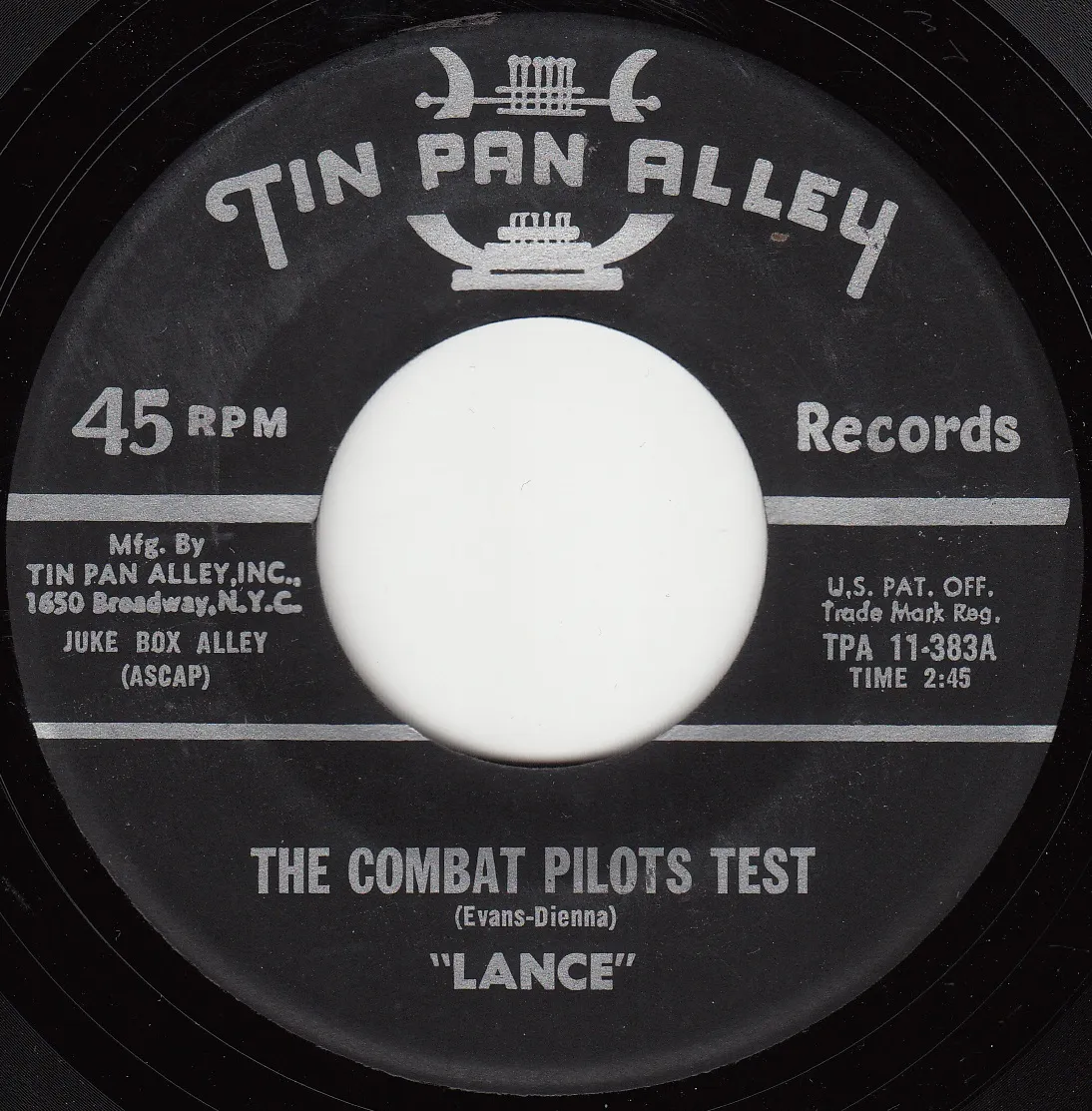 Combat Pilots Test – Lance (A-side label)