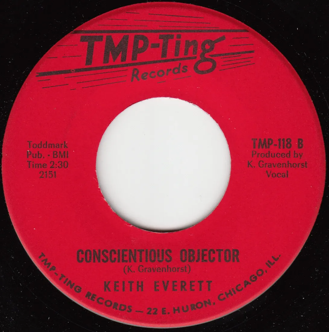 Conscientious Objector – Keith Everett (A-side label)