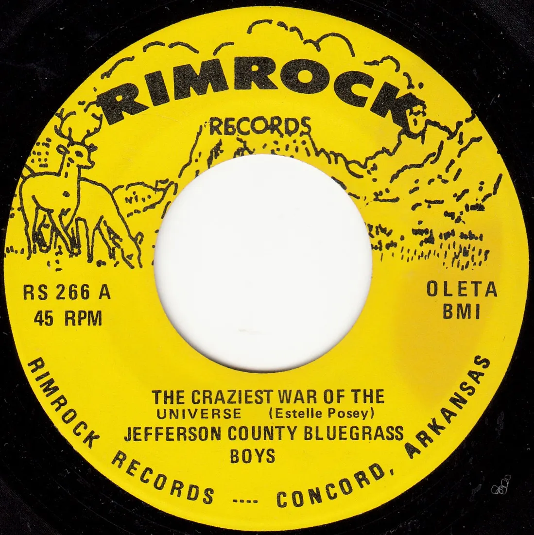 Craziest War of the Universe – Jefferson County Bluegrass Boys (A-side label)