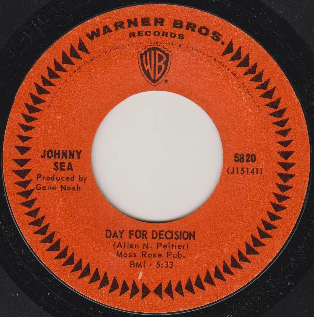 Day for Decision – Johnny Sea (A-side label)