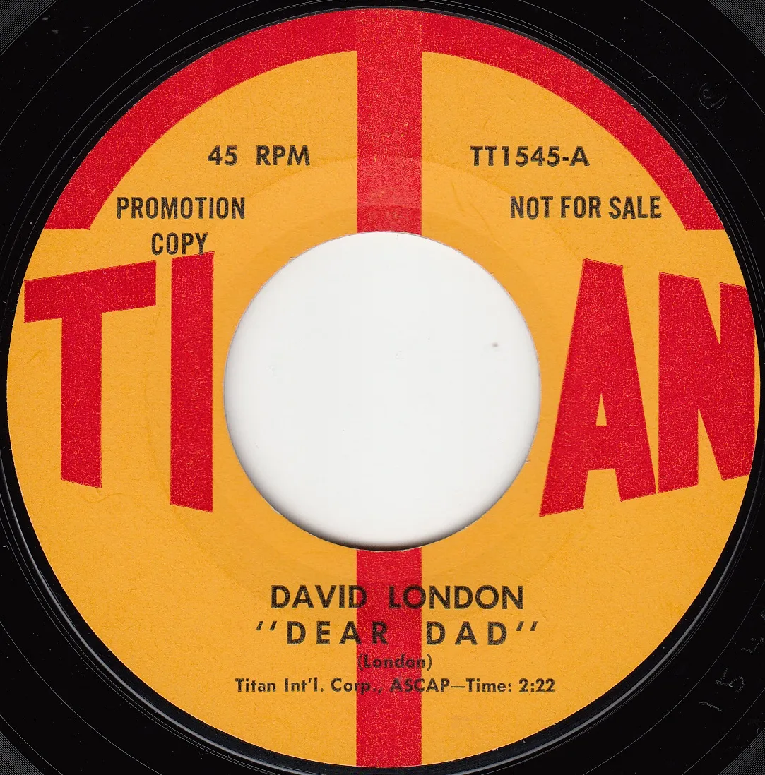Dear Dad – David London (A-side label)