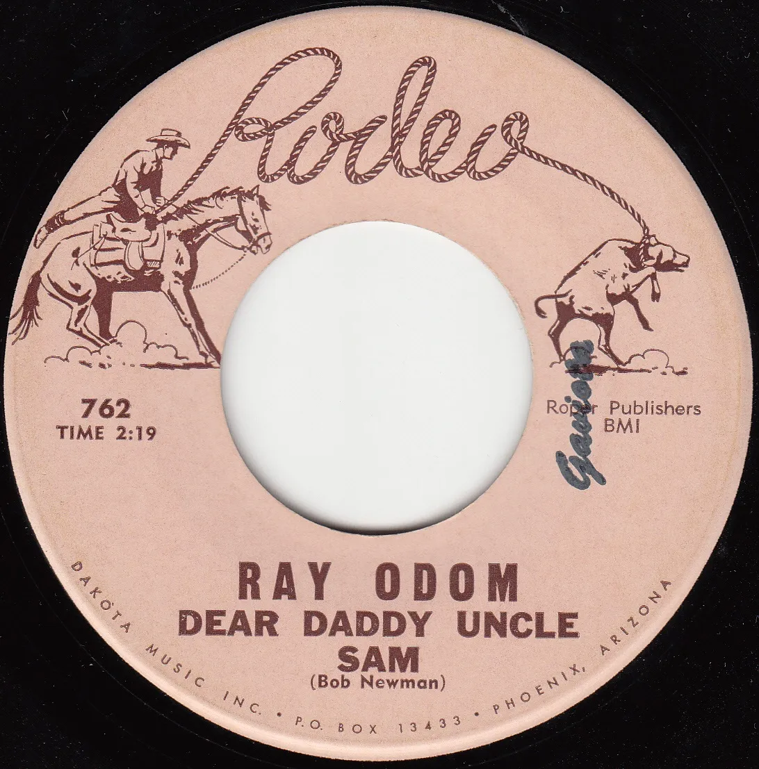 Dear Daddy Uncle Sam – Ray Odom (A-side label)