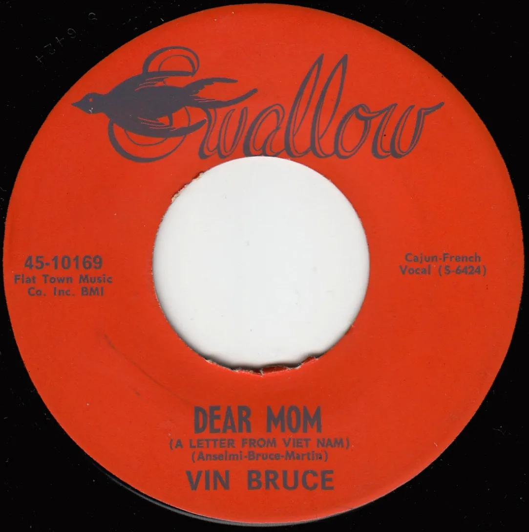 Dear Mom (A Letter From Viet Nam) – Vin Bruce (A-side label)