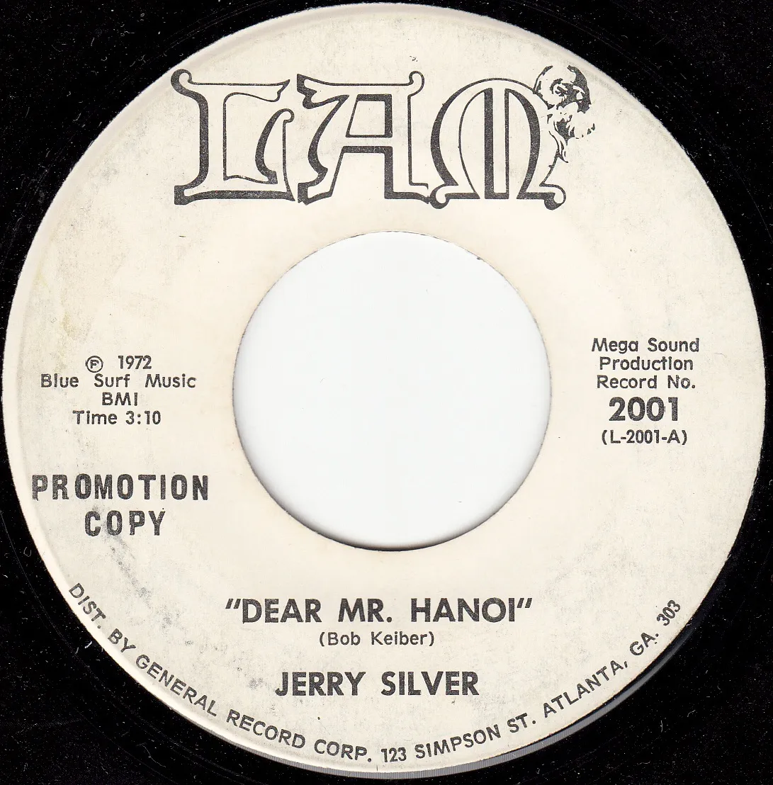 Dear Mr. Hanoi – Jerry Silver (A-side label)