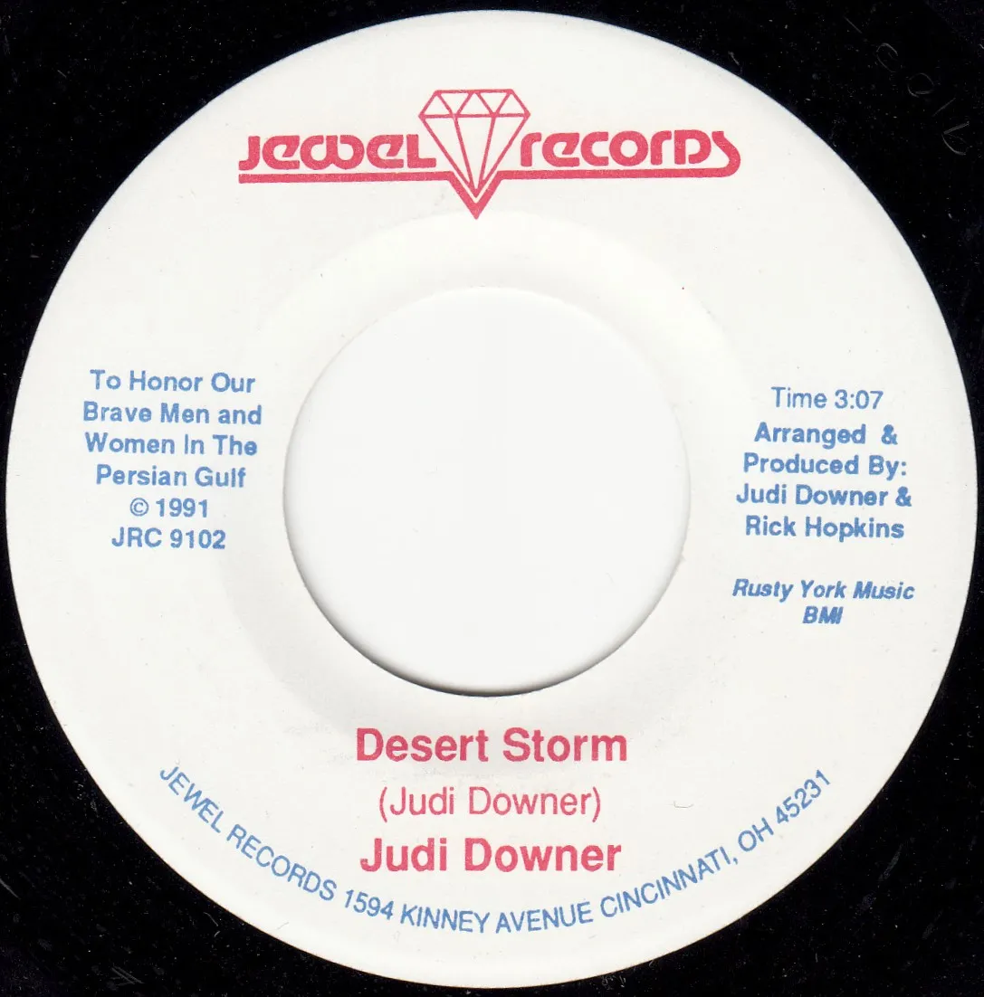 Desert Storm – Judi Downer (A-side label)