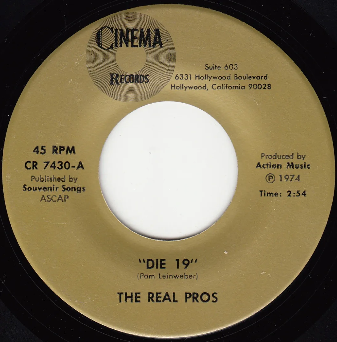 Die 19 – The Real Pros (A-side label)