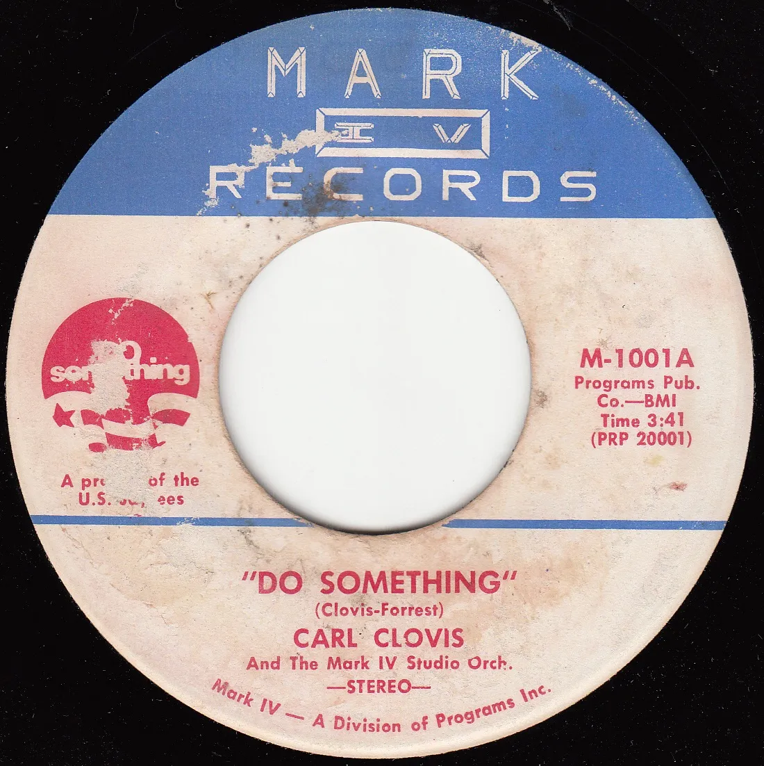 Do Something – Carl Clovis (A-side label)