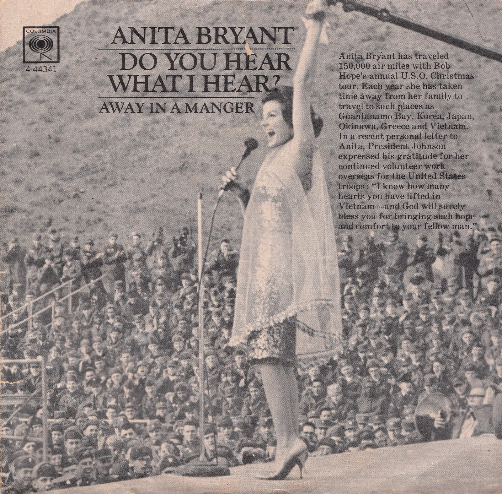 Do You Hear What I Hear? – Anita Bryant (Picture sleeve (front))