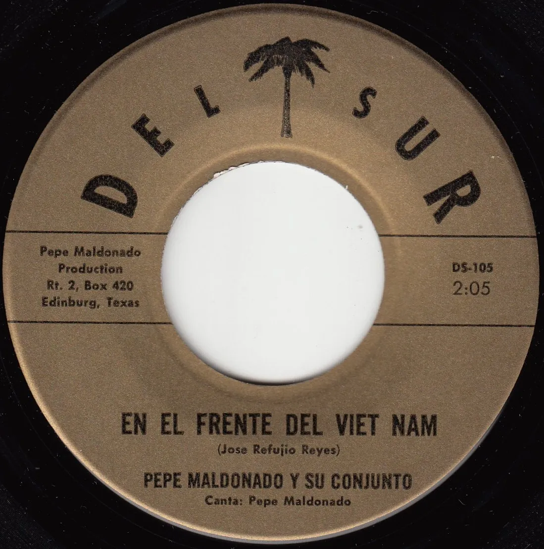En el frente del Viet Nam – Pepe Maldonado (A-side label)
