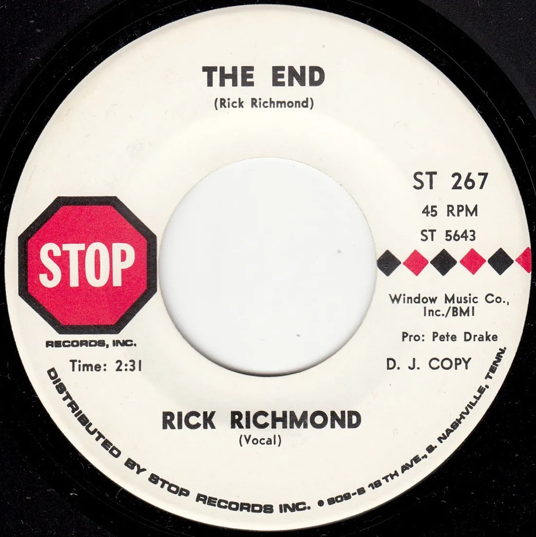 End – Rick Richmond (A-side label)