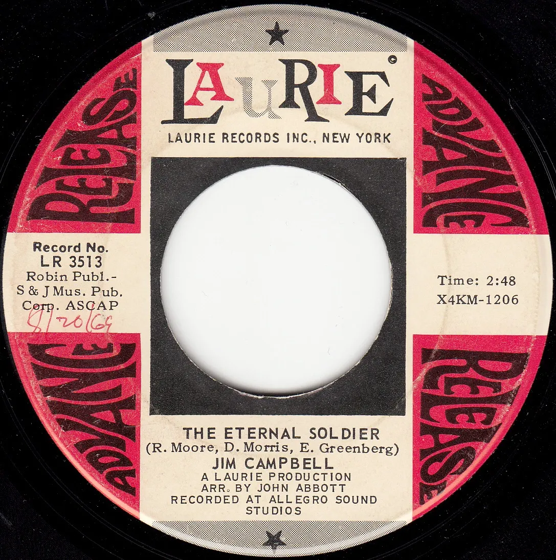 Eternal Soldier – Jim Campbell (A-side label)