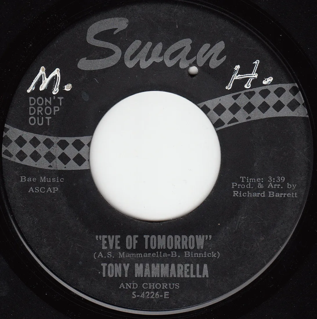 Eve of Tomorrow – Tony Mammarella (A-side label)