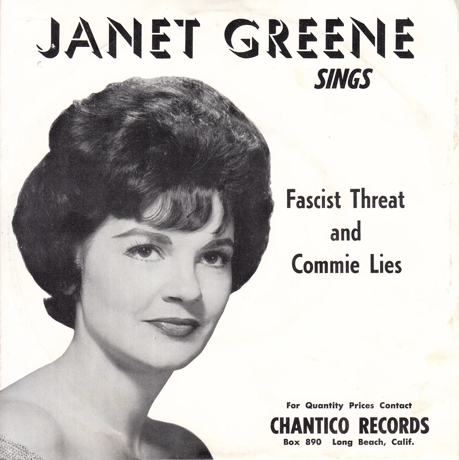 Fascist Threat – Janet Greene (Picture sleeve)