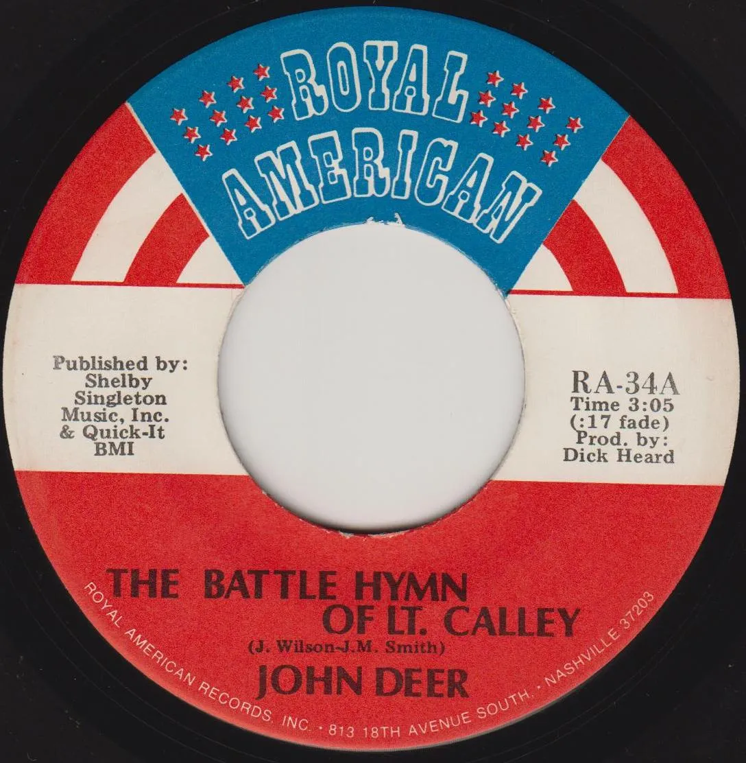 Battle Hymn Of Lt. Calley – John Deer (Label (alternate scan))
