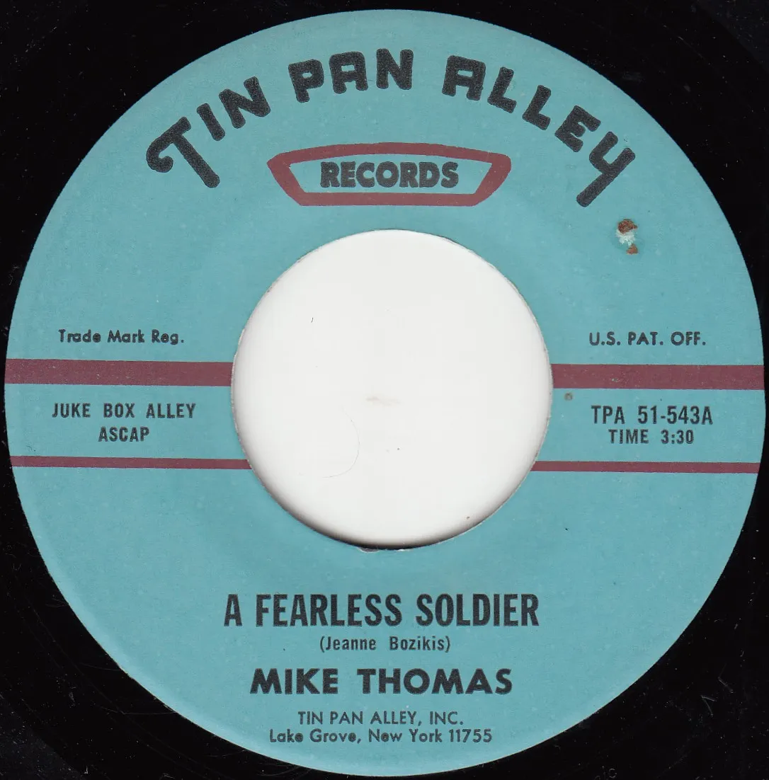 Fearless Soldier – Mike Thomas (A-side label)
