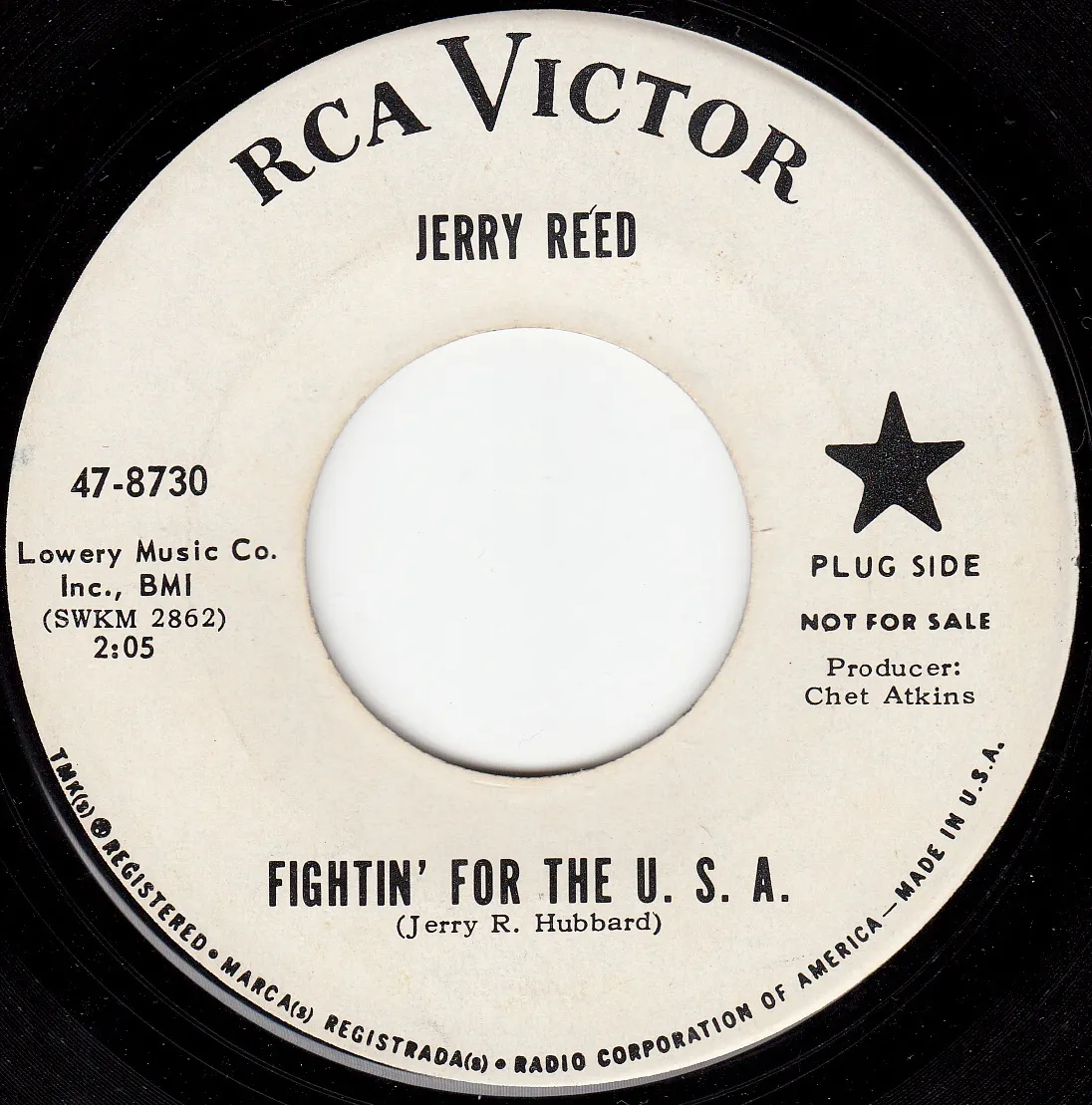 Fightin' for the U.S.A. – Jerry Reed (A-side label)