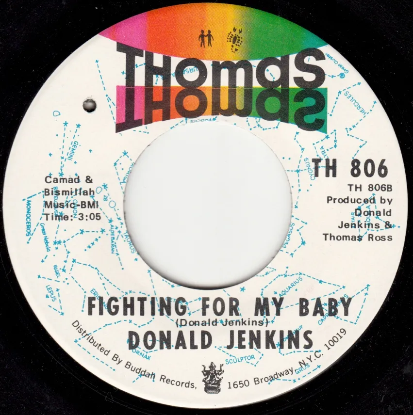 Fighting for My Baby – Donald Jenkins (A-side label)