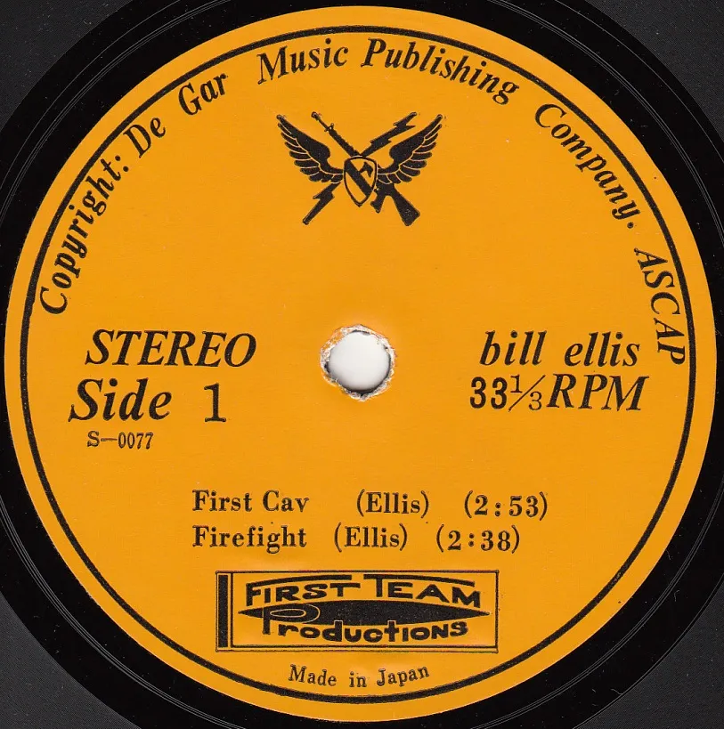 First Cav – Bill Ellis (A-side label)