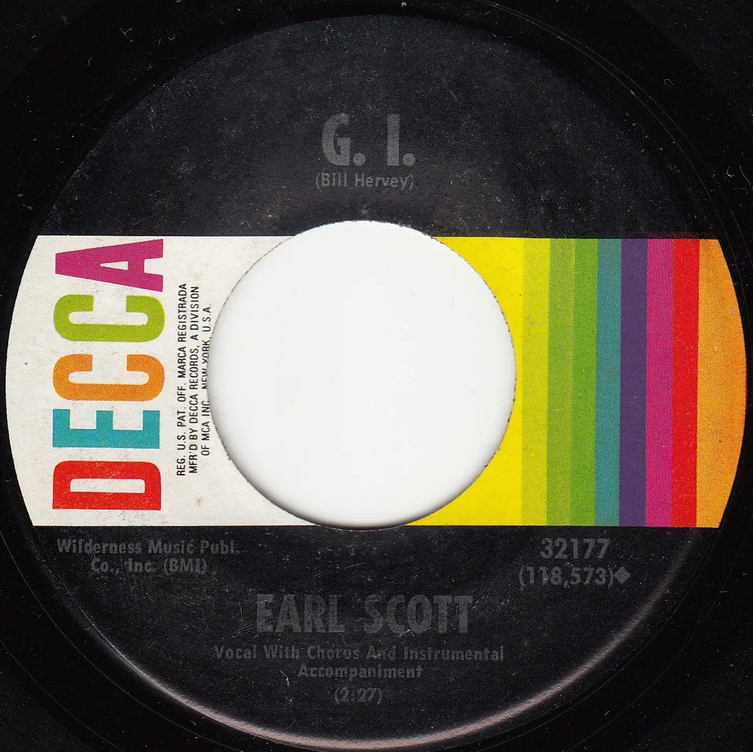 G.I. – Earl Scott (A-side label)