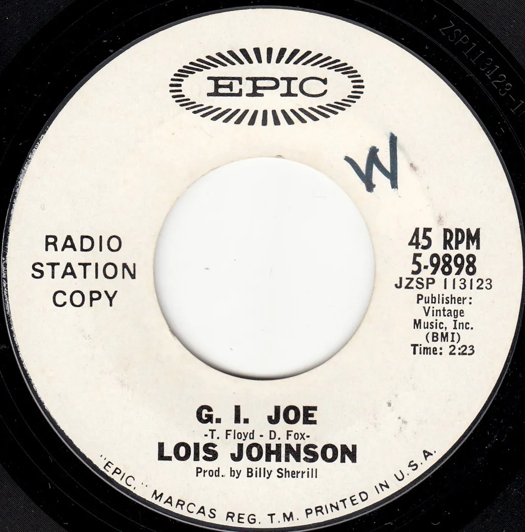 G.I. Joe – Lois Johnson (A-side label)