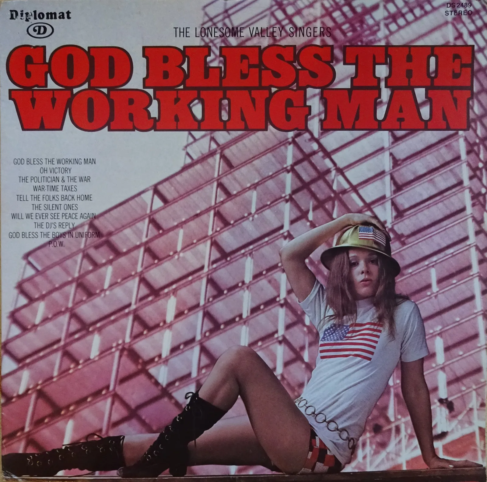 God Bless the Working Man – The Lonesome Valley Singers (Picture sleeve (front))