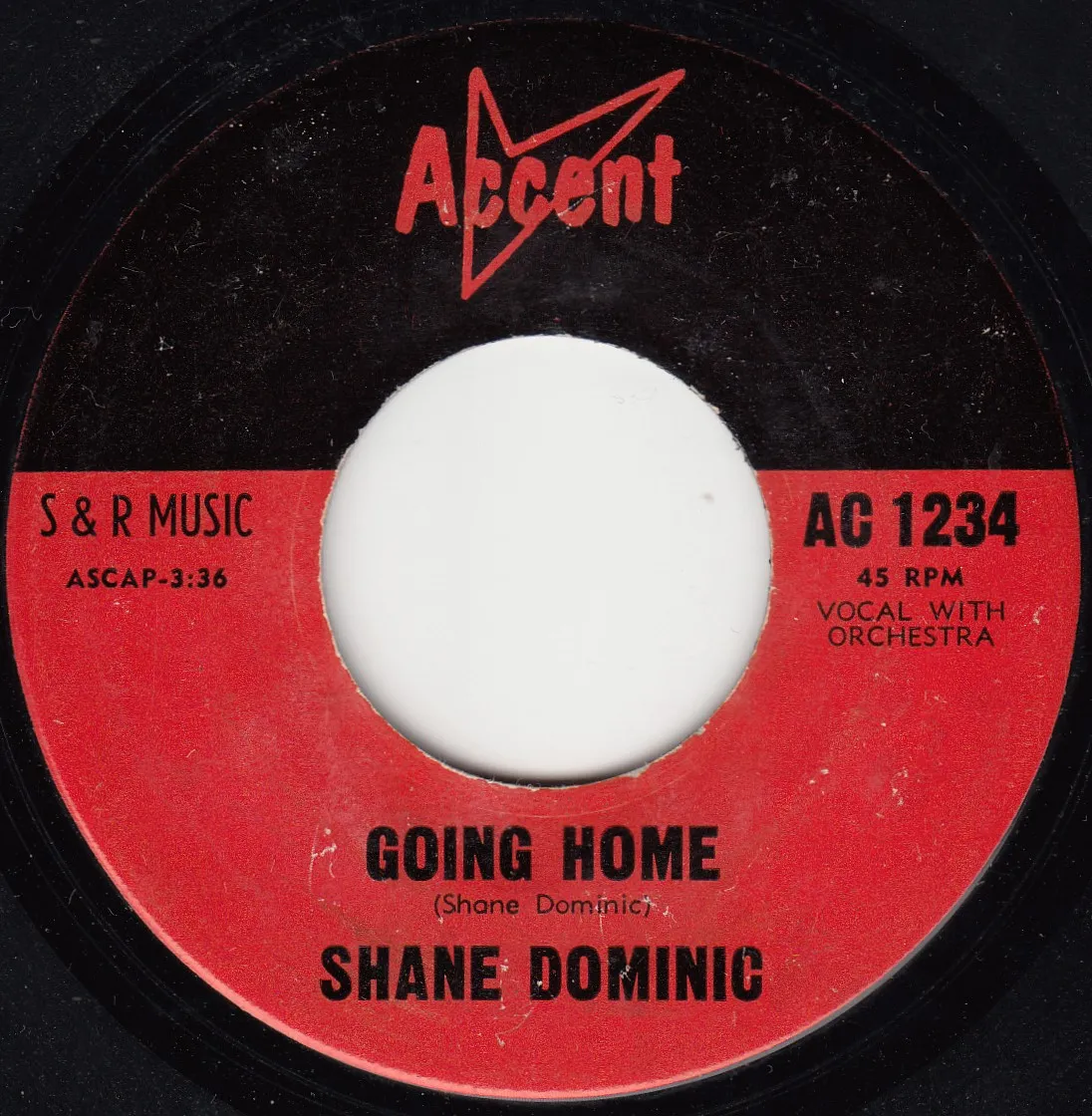 Going Home – Shane Dominic (A-side label)